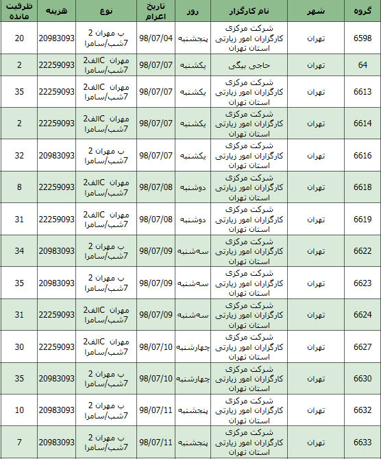 تور کربلا زمینی