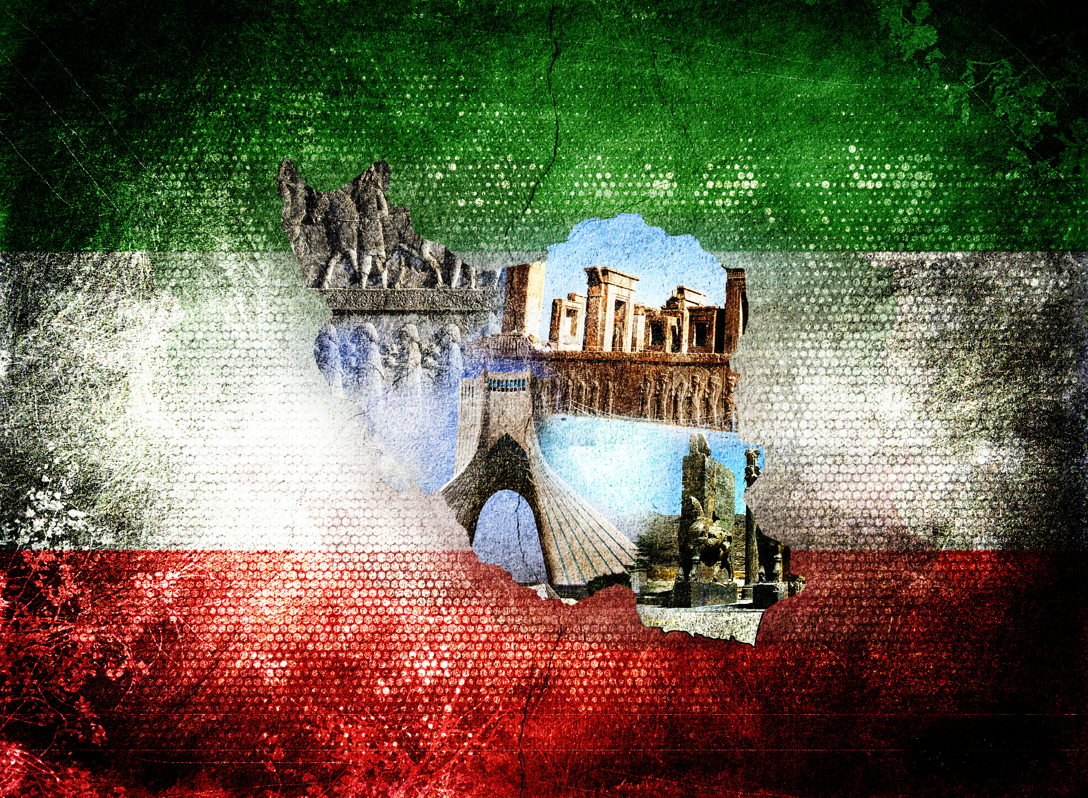عکس هایی زیبا از پرچم ایران