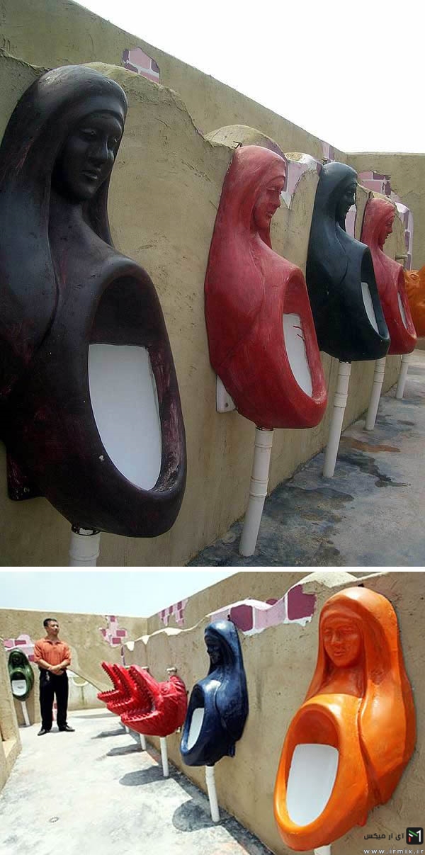عجیب ترین و زیبا ترین توالت های دنیا